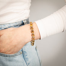 Load image into Gallery viewer, 40 Carat Citrine Tennis Bracelet Set in Sterling Silver