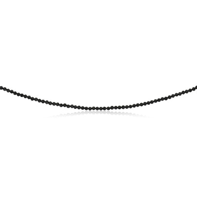 Black Spinel Pear Shaped in Sterling Silver