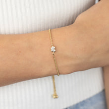 Load image into Gallery viewer, 12 Diamonds Fancy Bracelet in Gold Plated Silver