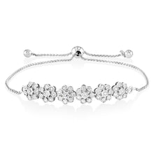 Load image into Gallery viewer, 1/2 Carat Diamond Fancy Bracelet in Sterling Silver