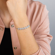 Load image into Gallery viewer, 1/2 Carat Diamond Fancy Bracelet in Sterling Silver