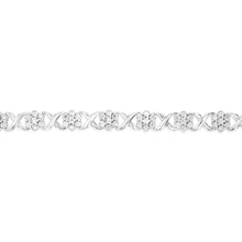 Load image into Gallery viewer, 1/2 Carat Diamond Tennis Bracelet in Sterling Silver