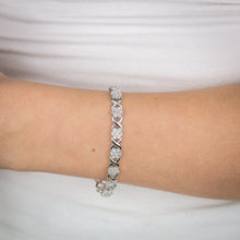 Load image into Gallery viewer, 1/2 Carat Diamond Tennis Bracelet in Sterling Silver