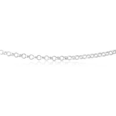 Sterling Silver 70 Gauge 60cm Belcher Chain