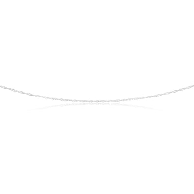 Sterling Silver 45cm 25 Gauge Singapore Chain
