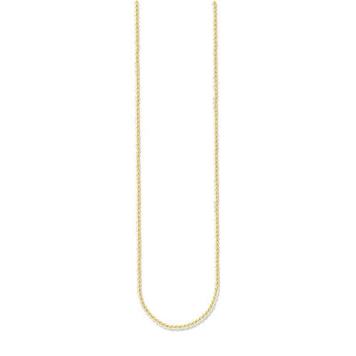 Gold Plated Sterling Silver Thomas Sabo Charm Club Fine Link 45-50cm