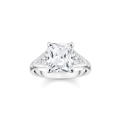 Thomas Sabo Heritage Sterling Silver CZ Cocktail Ring