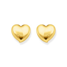 Load image into Gallery viewer, Thomas Sabo Gold Plated Sterling Silver Bold Heart Stud Earrings