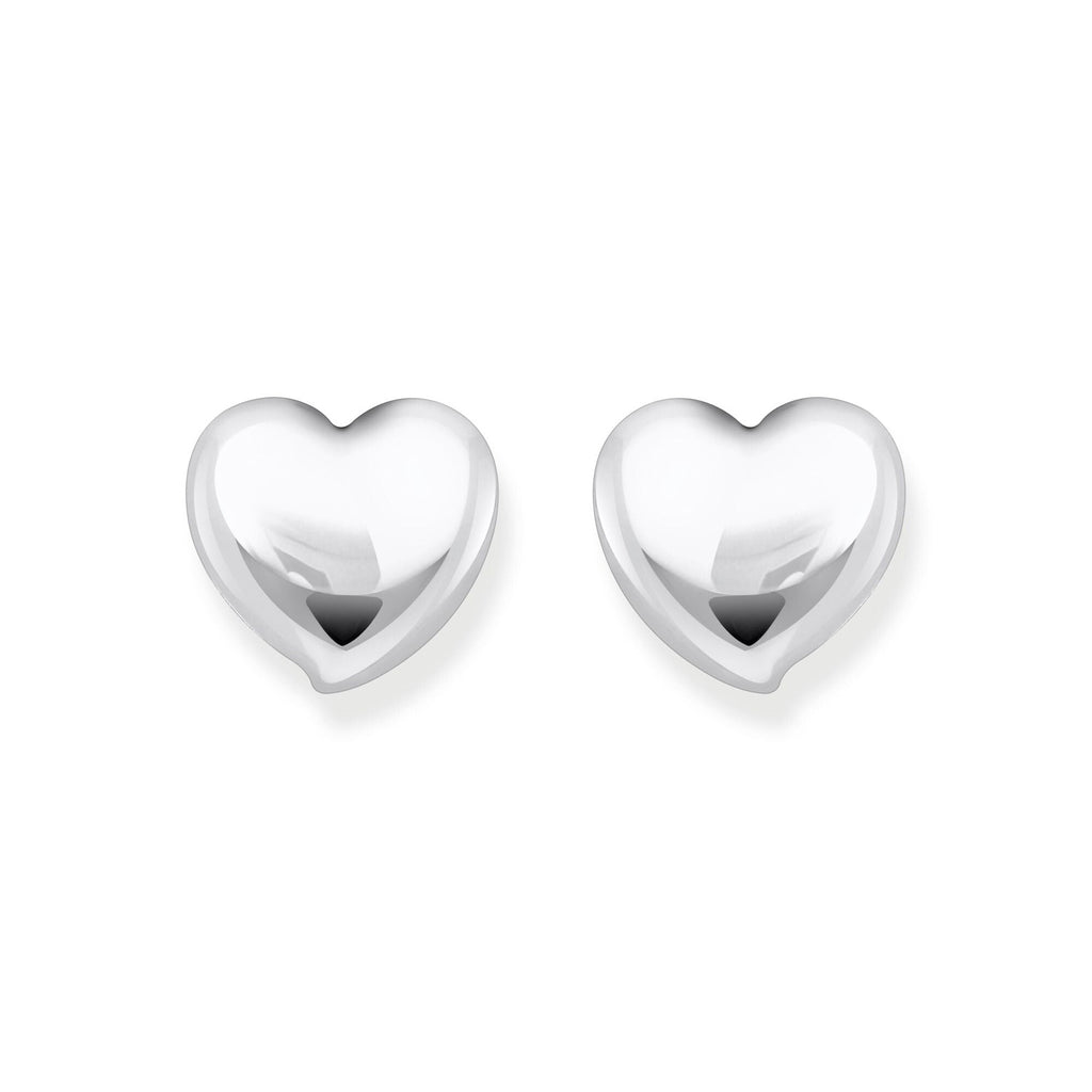 Thomas Sabo Sterling Silver Bold Heart Stud Earrings