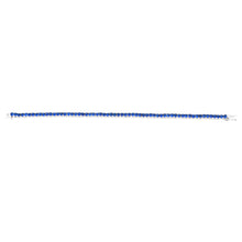 Load image into Gallery viewer, Sterling Silver Rhodium Plated 3mm Sapphire Blue Cubic Zirconia 19cm Bracelet