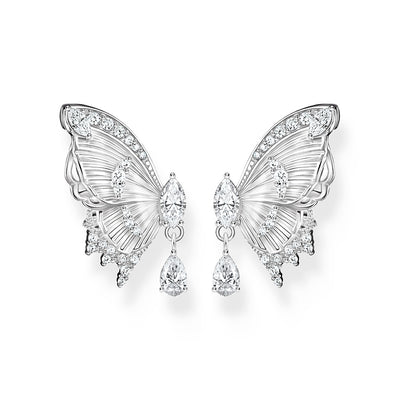 Thomas Sabo Blooming Skies Butterfly CZ Earrings