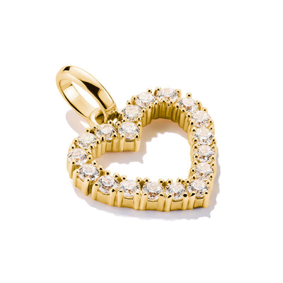 Thomas Sabo CC Connect Yellow Gold-Plated Open Heart CZ
