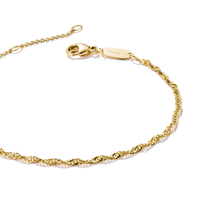 Thomas Sabo CC Connect Yellow Gold-Plated Rope Chain