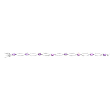 Load image into Gallery viewer, 10 Amethyst Bracelet in Sterling Silver