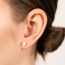 Load image into Gallery viewer, Sterling Silver Natural Opal Oval 4x6mm Stud Earrings