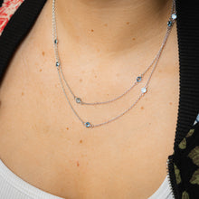 Load image into Gallery viewer, 4.2 Carat London Blue Topaz Necklace 91cm in Sterling Silver