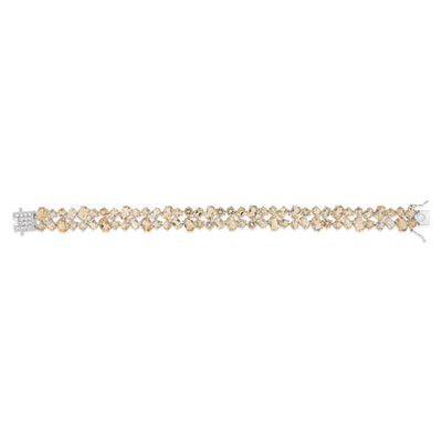 30 Carat Citrine bracelet 19cm in Sterling Silver
