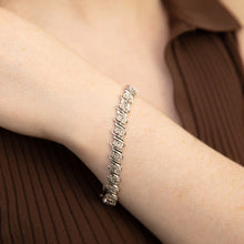 Load image into Gallery viewer, Sterling Silver 1 Carat Diamond 20cm Bracelet