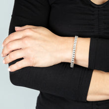 Load image into Gallery viewer, Sterling Silver 1 Carat 18cm Diamond Bracelet