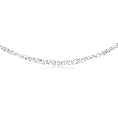 1.1 Carat Diamond Chain in Sterling Silver