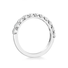 Load image into Gallery viewer, Sterling Silver Eternity Ring with 1/10 Carat Natural Diamonds