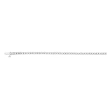 Load image into Gallery viewer, Sterling Silver 0.45 Carat Diamond 18cm Tennis Bracelet with Brilliant Cut Diamonds