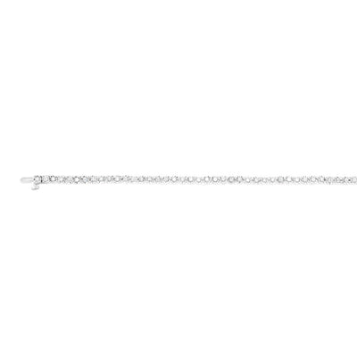 Sterling Silver 0.95 Carat  Diamond 18cm Tennis Bracelet with Brilliant Cut Diamonds