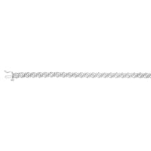 Load image into Gallery viewer, 0.45 Carat Diamond 18cm Bracelet set in Sterling Silver