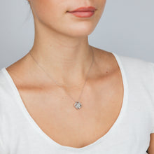 Load image into Gallery viewer, Sterling Silver 1/5 Carat Diamond Pendant on 45cm Chain
