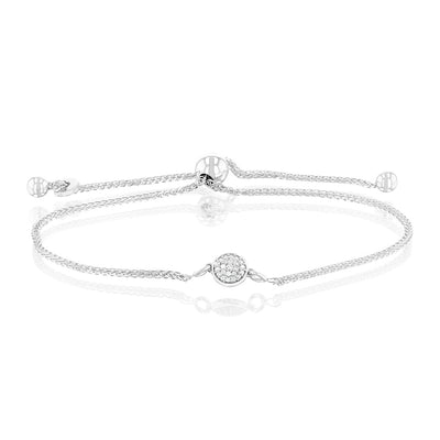 24 Diamonds Fancy Bracelet in Sterling Silver