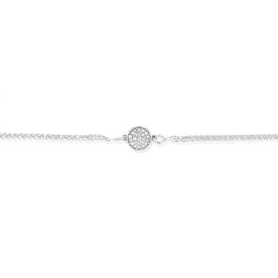 24 Diamonds Fancy Bracelet in Sterling Silver