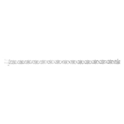 1/2 Carat Diamond Tennis Bracelet in Sterling Silver