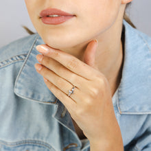 Load image into Gallery viewer, 1 Diamond Dress Ring in Sterling Silver
