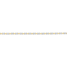 Load image into Gallery viewer, Diamond Tennis Bracelet in Gold Plated Silver