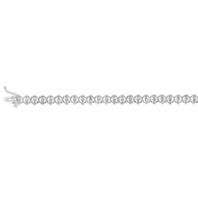 Load image into Gallery viewer, 0.95 Carat Diamond Tennis Bracelet in Sterling Silver