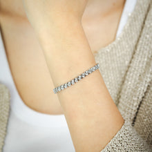Load image into Gallery viewer, 0.95 Carat Diamond Tennis Bracelet in Sterling Silver