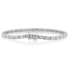 Load image into Gallery viewer, 0.95 Carat Diamond Tennis Bracelet in Sterling Silver