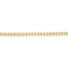 Load image into Gallery viewer, 0.90 Carat Diamond 18cm Bracelet in Gold Plated Silver
