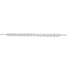 Load image into Gallery viewer, Natural Diamond Slider Bracelet in Sterling Silver