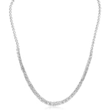 Load image into Gallery viewer, 1/3 Carat Diamond Necklace 45cm in Sterling Silver