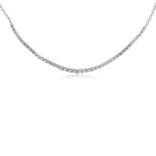 Load image into Gallery viewer, 1/3 Carat Diamond Necklace 45cm in Sterling Silver