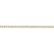 Load image into Gallery viewer, 1/2 Carat Diamond 18cm Bracelet in Gold Plated Silver