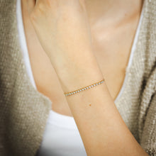 Load image into Gallery viewer, 16 Diamonds Gold Plated Silver