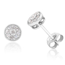 Load image into Gallery viewer, Luminesce Lab Grown Diamond Cluster Studs