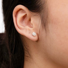 Load image into Gallery viewer, Luminesce Lab Grown Diamond Cluster Studs