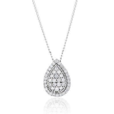 Luminesce Lab Grown 1/4 Carat Diamond in Sterling Silver Pendant on Chain
