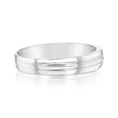 Luminesce Lab Grown 1 Brilliant Cut Diamond in Sterling Silver Gents Ring