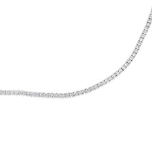 Load image into Gallery viewer, Luminesce Lab Grown 3 Carat Diamond Tennis Bracelet in Sterling Silver
