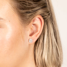 Load image into Gallery viewer, Luminesce Lab Grown 1/4 Carat Diamond Stud Earrings in Sterling Silver