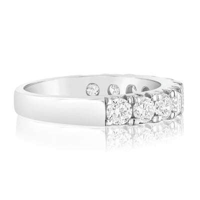 Luminesce Lab Grown 1.5 Carat Diamond Eternity Ring in Sterling Silver